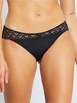 Slip van kant en microvezel - Kiabi