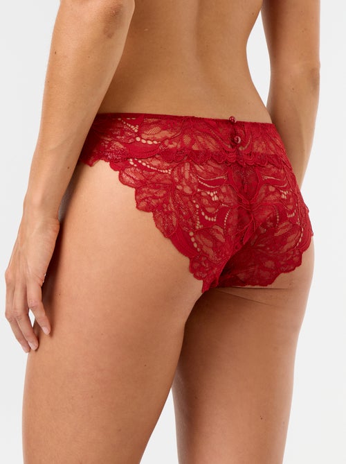 Slip van kant met pailletten - Kiabi