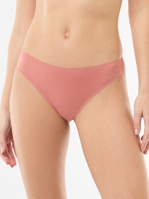 Slip van microvezel en kant - Kiabi