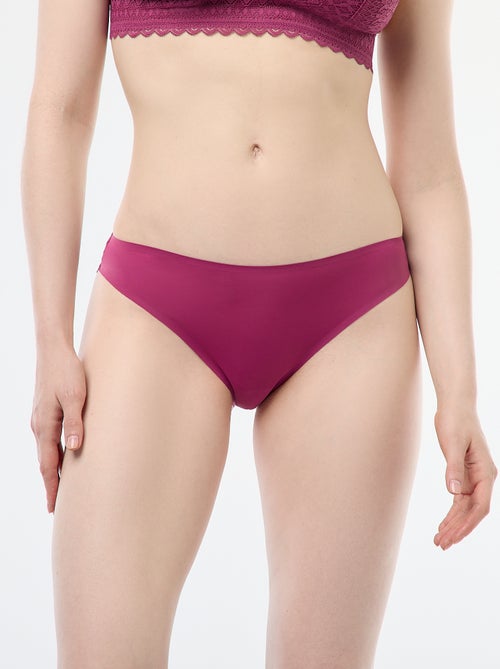 Slip van microvezel en kant - Kiabi