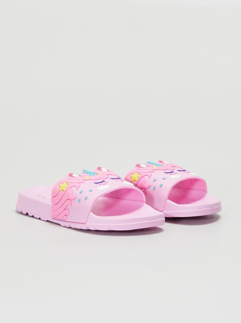 Slippers in eenhoornthema ROSE - Kiabi