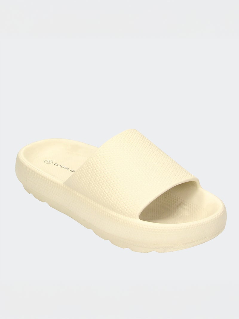 Slippers met dikke zool BIEGE - Kiabi