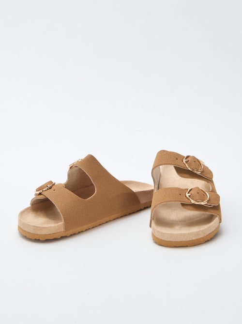 Slippers met dubbele band - Kiabi