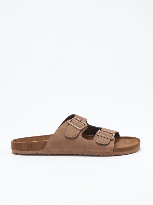 Slippers met dubbele bandjes - Kiabi