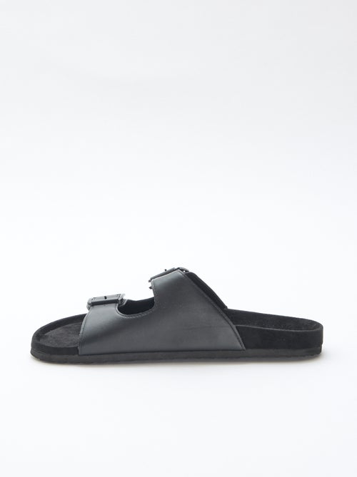 Slippers met dubbele bandjes - Kiabi