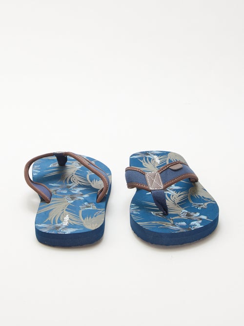 Slippers met fantasieprint - Kiabi
