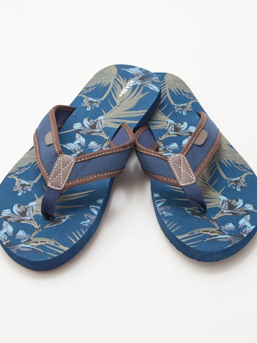 Slippers met fantasieprint - Kiabi