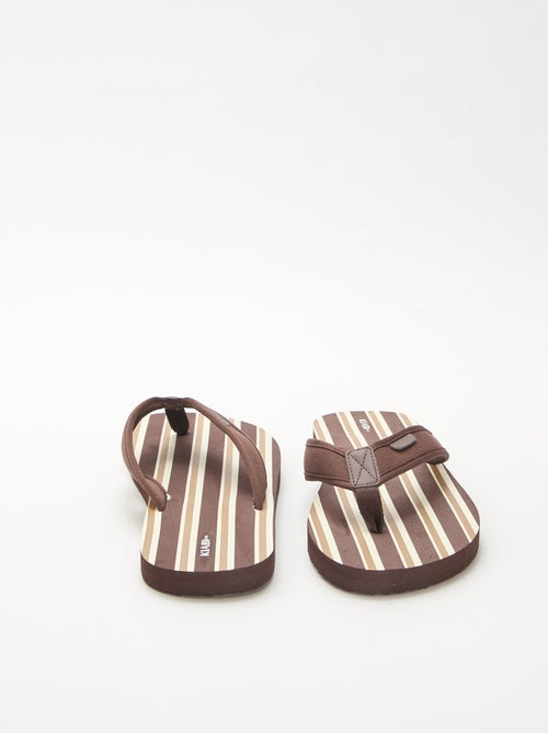 Slippers met fantasieprint - Kiabi