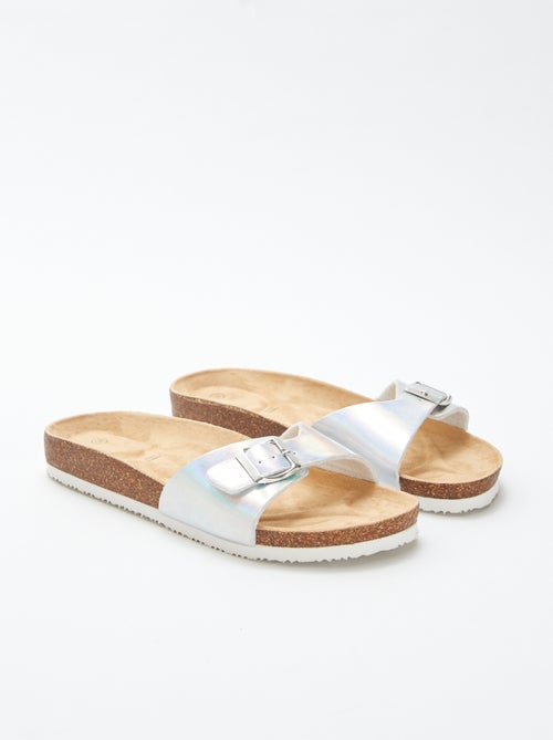 Slippers met holografisch effect - Kiabi