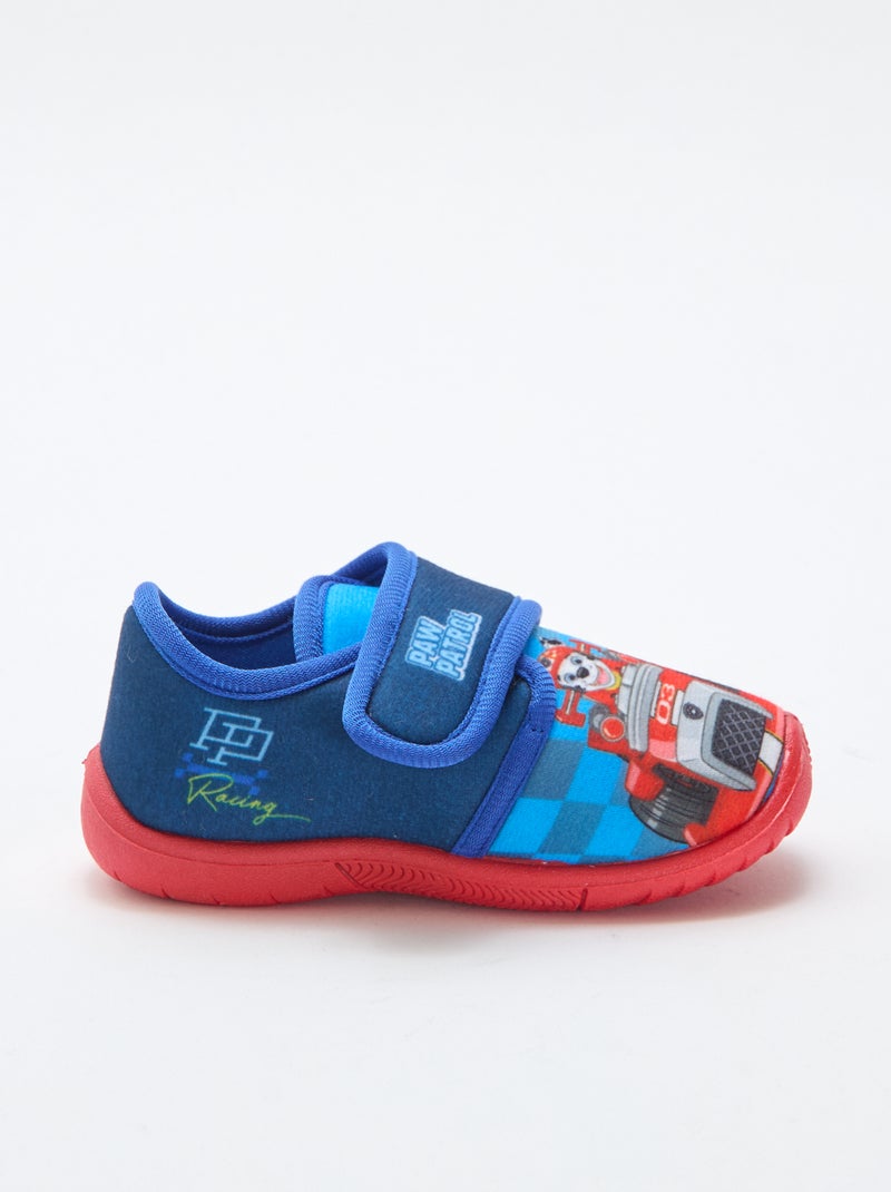 Slippers met klittenband 'Paw Patrol' Blauw - Kiabi
