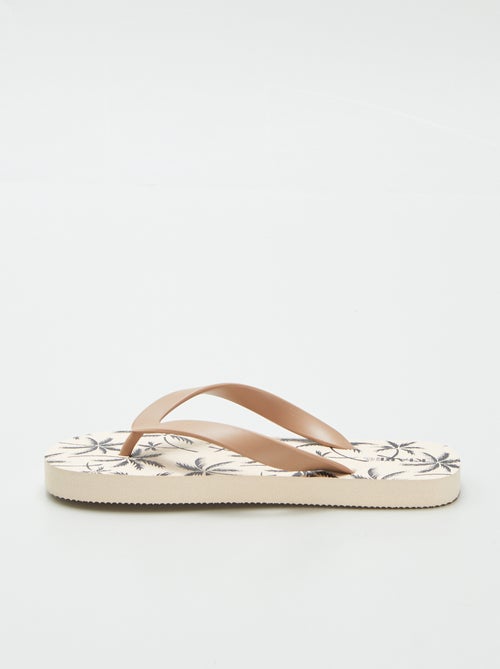 Slippers met motiefje - Kiabi