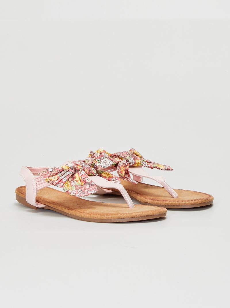 Slippers met ondersteunend riempje ROSE - Kiabi