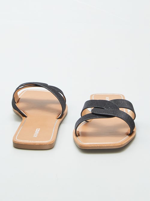 Slippers met pailletten - Kiabi