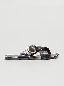 Comfortabele dames slippers, instappers en muiltjes - maat 37 - Kiabi