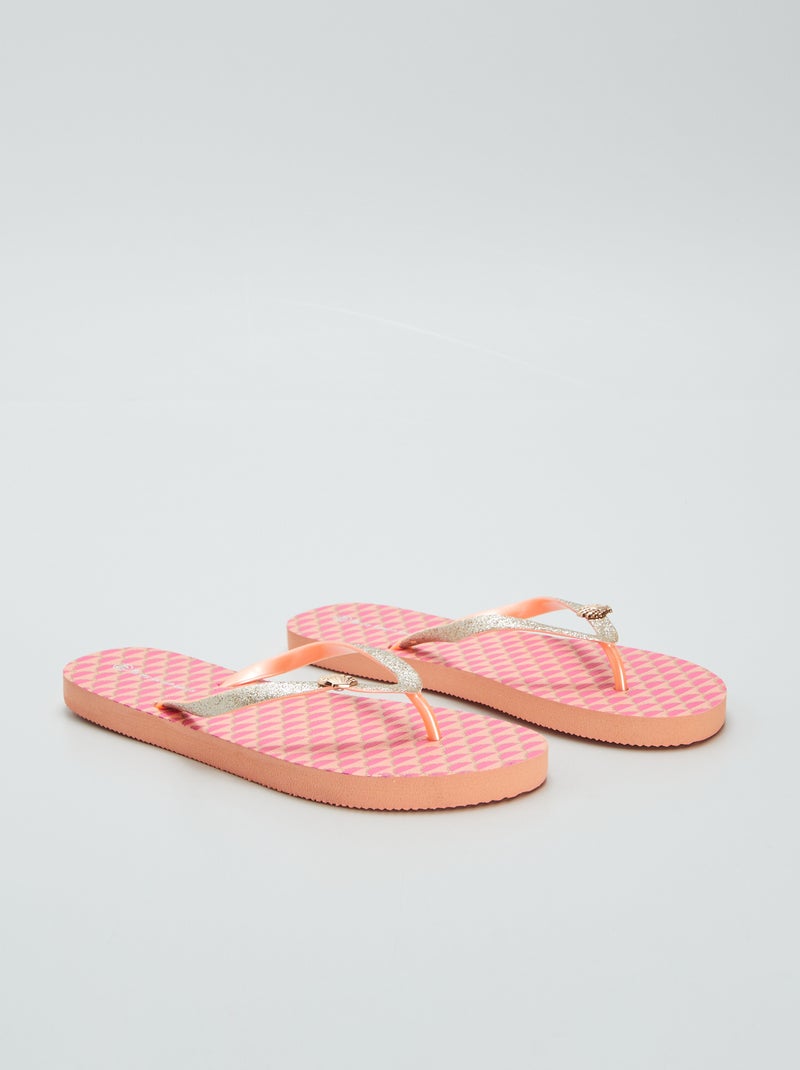 Slippers met schelpen ROSE - Kiabi