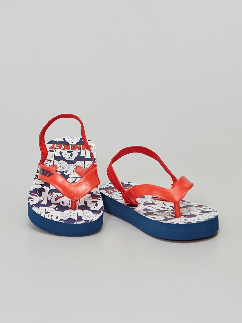Slippers 'Mickey' BLAUW - Kiabi