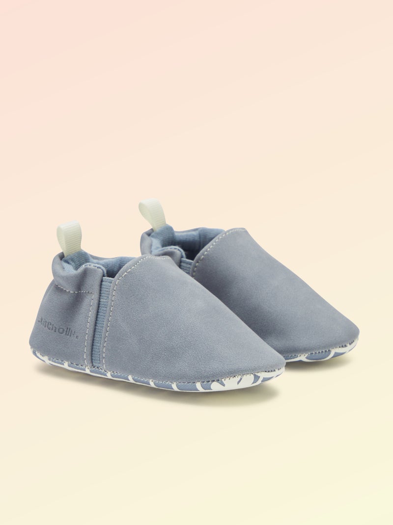 Sloffen - Motoriek 1: rollen en omdraaien - Kitchoun Blauw - Kiabi