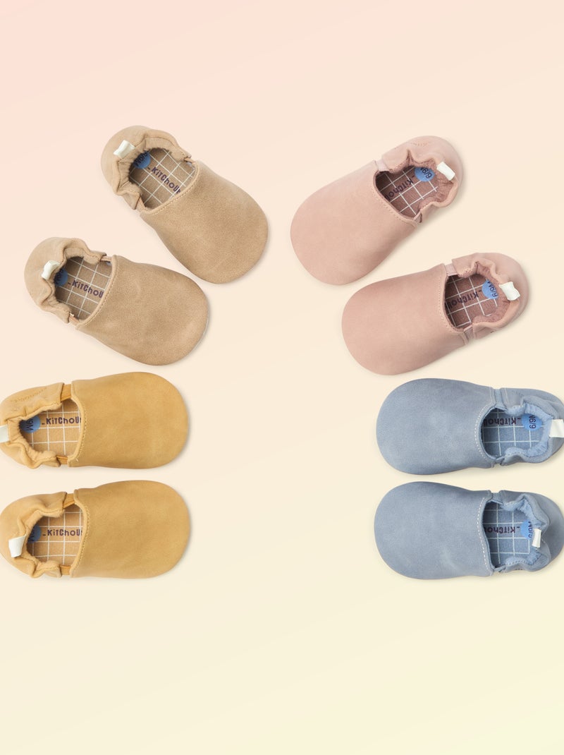 Sloffen - Motoriek 1: rollen en omdraaien - Kitchoun geel - Kiabi