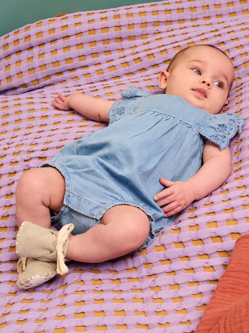 Sloffen - Motoriek 1: rollen en omdraaien - Kitchoun Groen - Kiabi