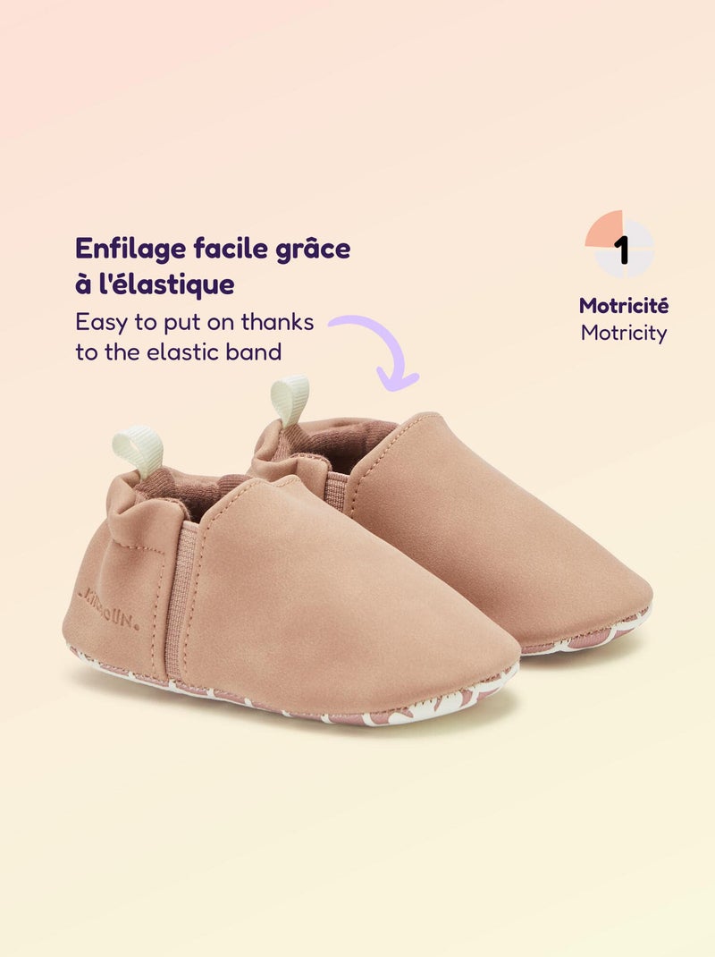 Sloffen - Motoriek 1: rollen en omdraaien - Kitchoun Rose - Kiabi