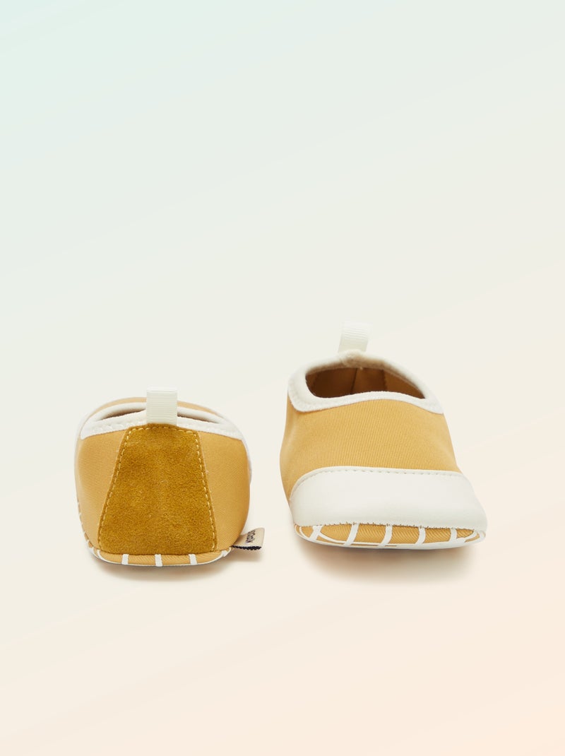 Sloffen - Motoriek 2: kruipen - Kitchoun geel - Kiabi