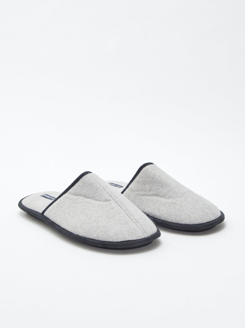 Sloffen in slippermodel Grijs - Kiabi