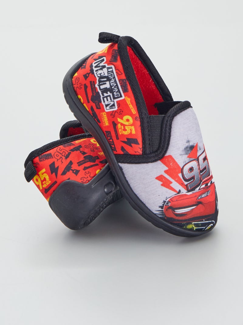 Sloffen met Cars-print rood - Kiabi