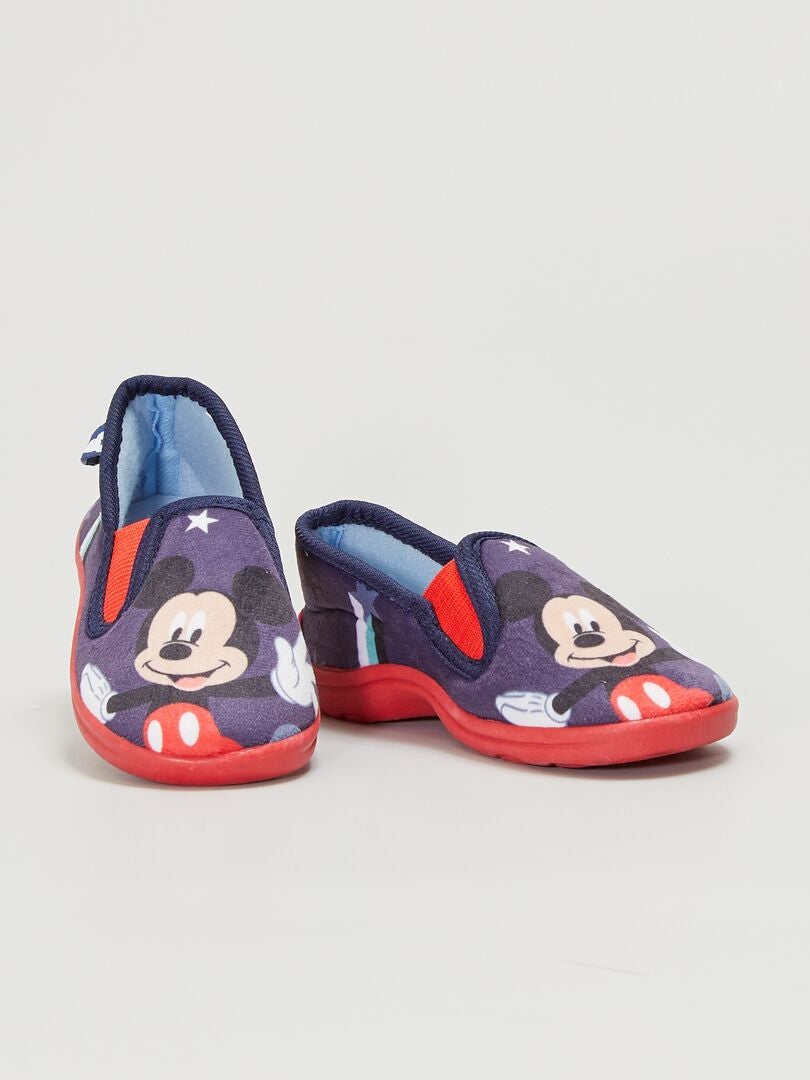 Sloffen 'Mickey' 'Disney' blauw - Kiabi