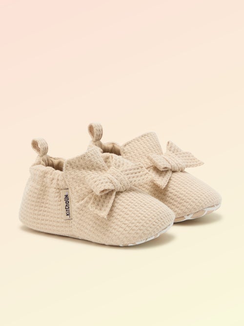 Slofjes 'Kitchoun' met details van katoen - Kiabi