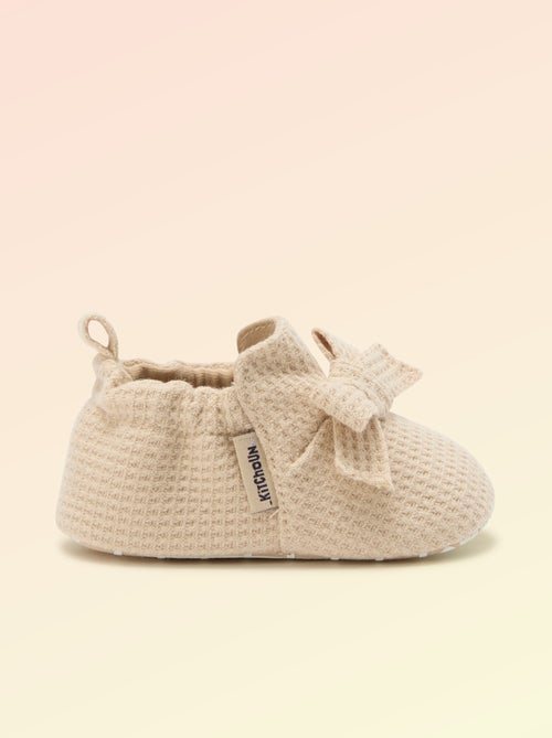 Slofjes 'Kitchoun' met details van katoen - Kiabi