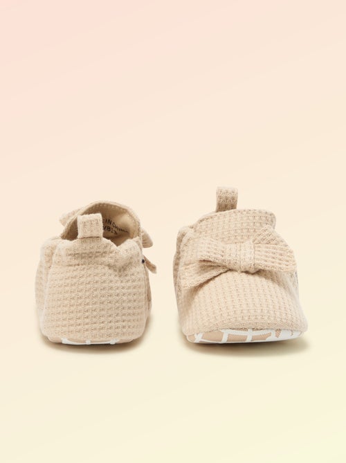 Slofjes 'Kitchoun' met details van katoen - Kiabi