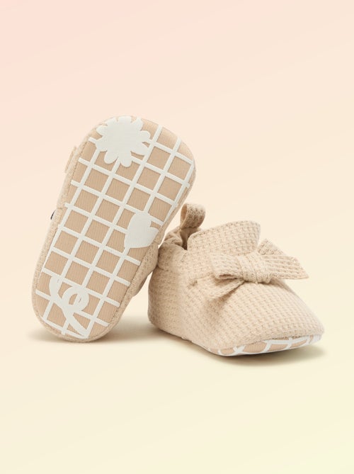 Slofjes 'Kitchoun' met details van katoen - Kiabi