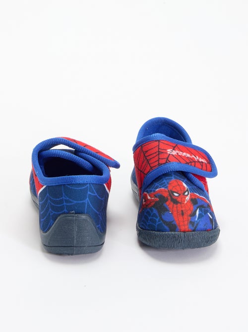 Slofjes met klittenband 'Spiderman' - Kiabi