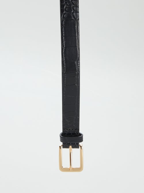 Smalle ceintuur met luipaardprint - Kiabi