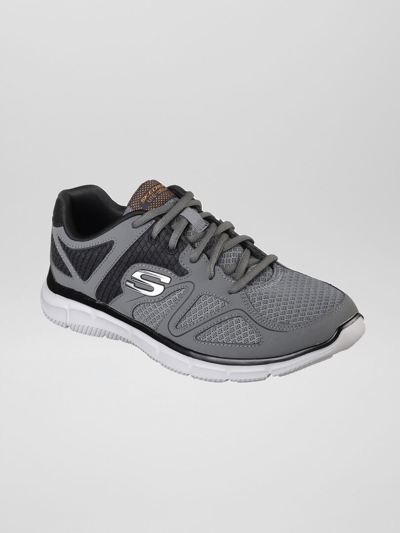 Sneakers - Skechers Satisfaction Flash Point grijs - Kiabi
