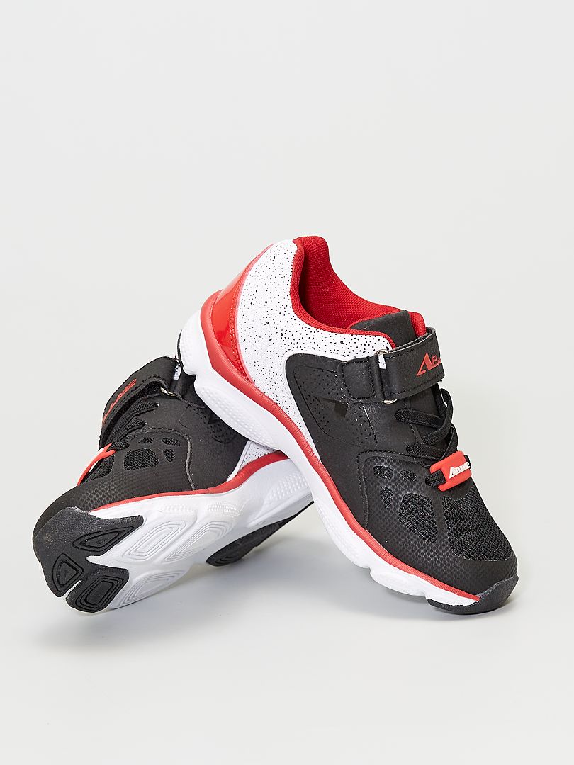 Sneakers 'AirJump' zwart / rood - Kiabi