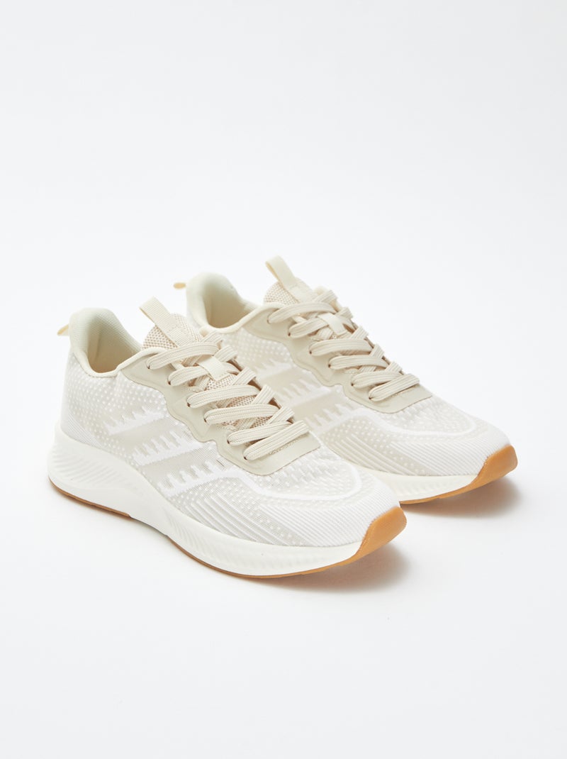 Sneakers | Hardloopmodel Biege - Kiabi
