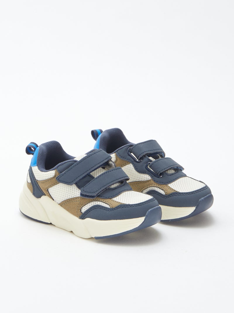 Sneakers in hardloopmodel van mesh Blauw - Kiabi