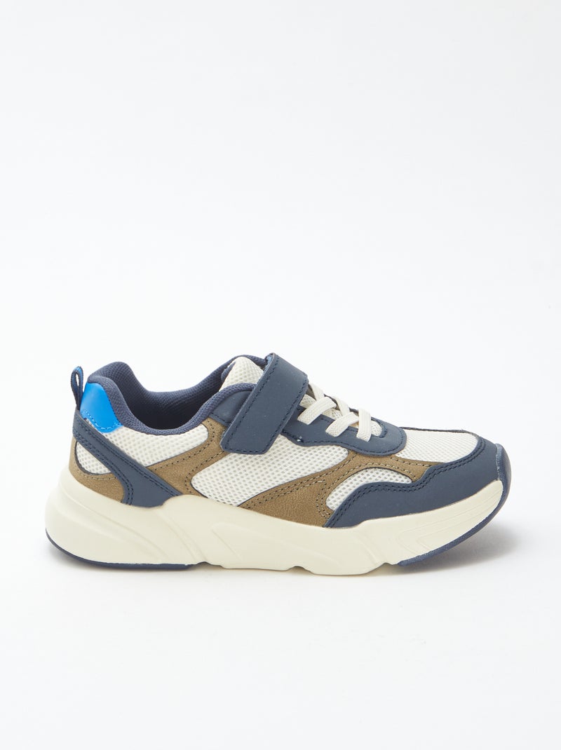 Sneakers in hardloopmodel van mesh Blauw - Kiabi