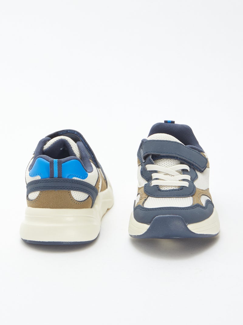 Sneakers in hardloopmodel van mesh Blauw - Kiabi