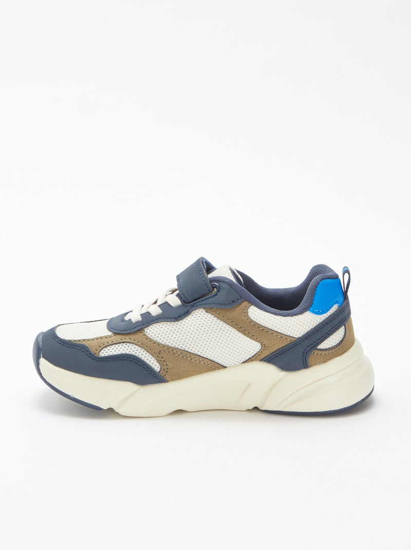 Sneakers in hardloopmodel van mesh Blauw - Kiabi