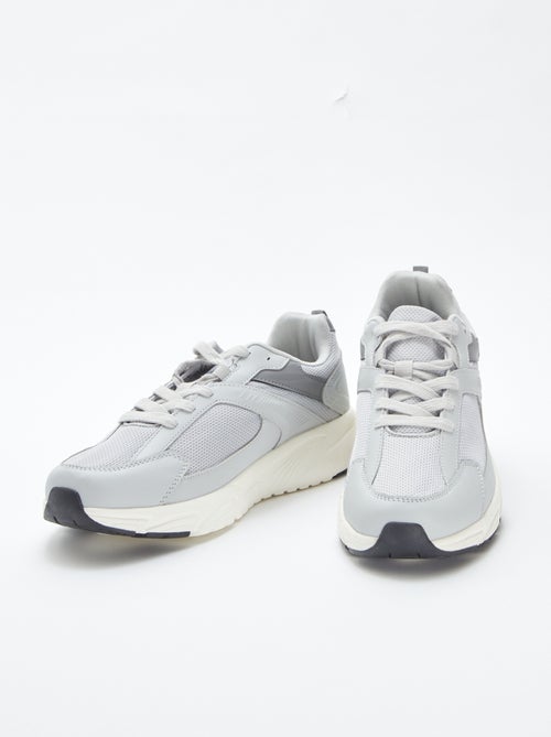 Sneakers in hardloopmodel van mesh - Kiabi