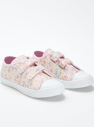Sneakers met bloemenprint