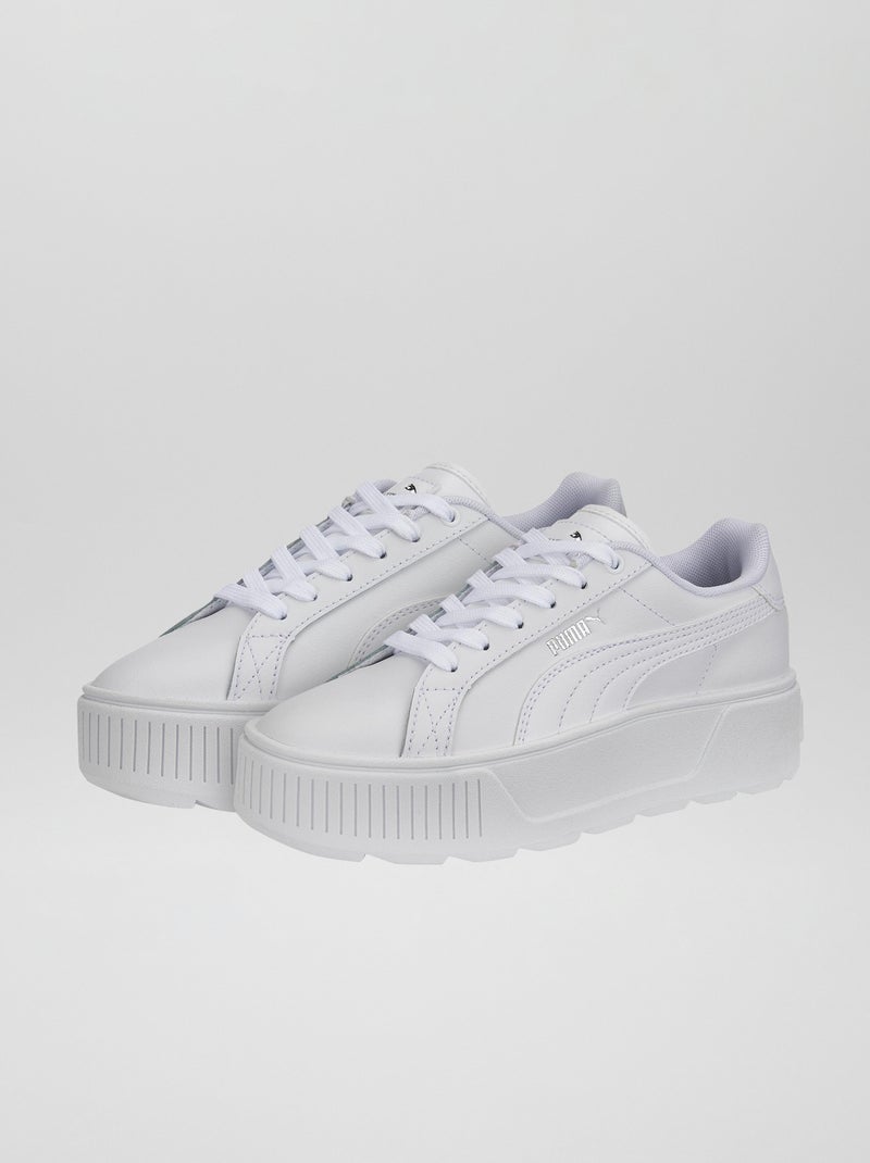 Sneakers met dikke zool - Puma Karmen WIT - Kiabi