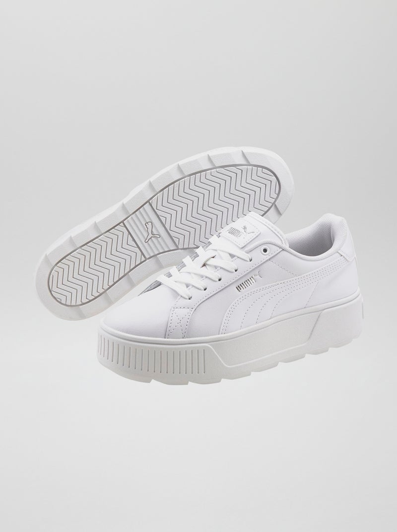 Sneakers met dikke zool - Puma Karmen WIT - Kiabi