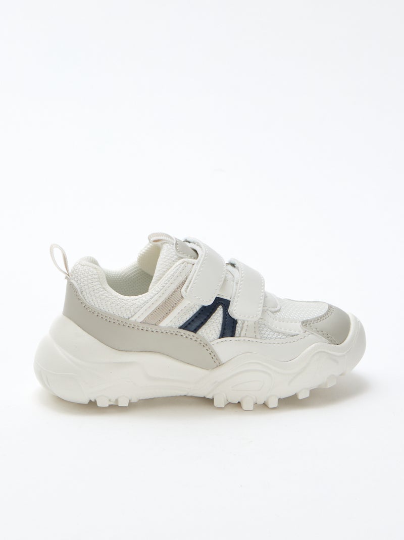 Sneakers met dikke zool Grijs - Kiabi