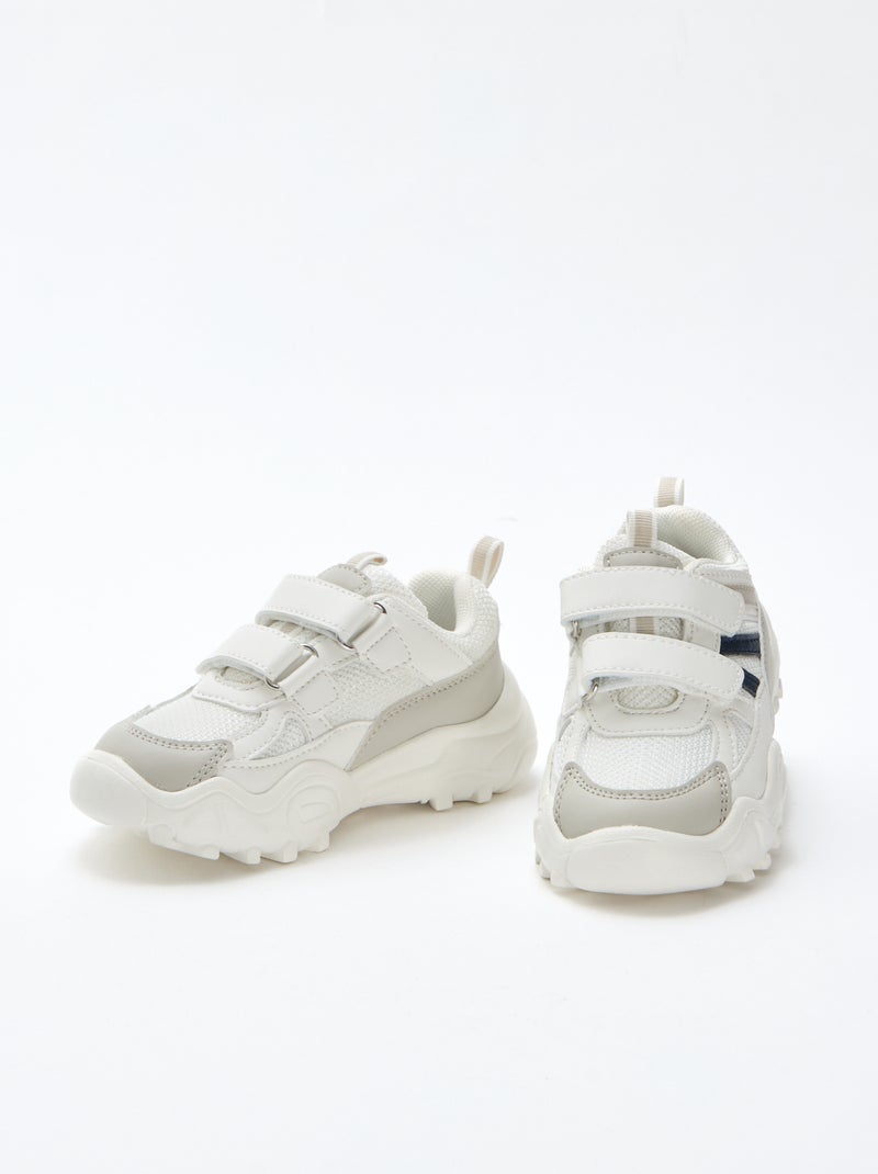 Sneakers met dikke zool Grijs - Kiabi