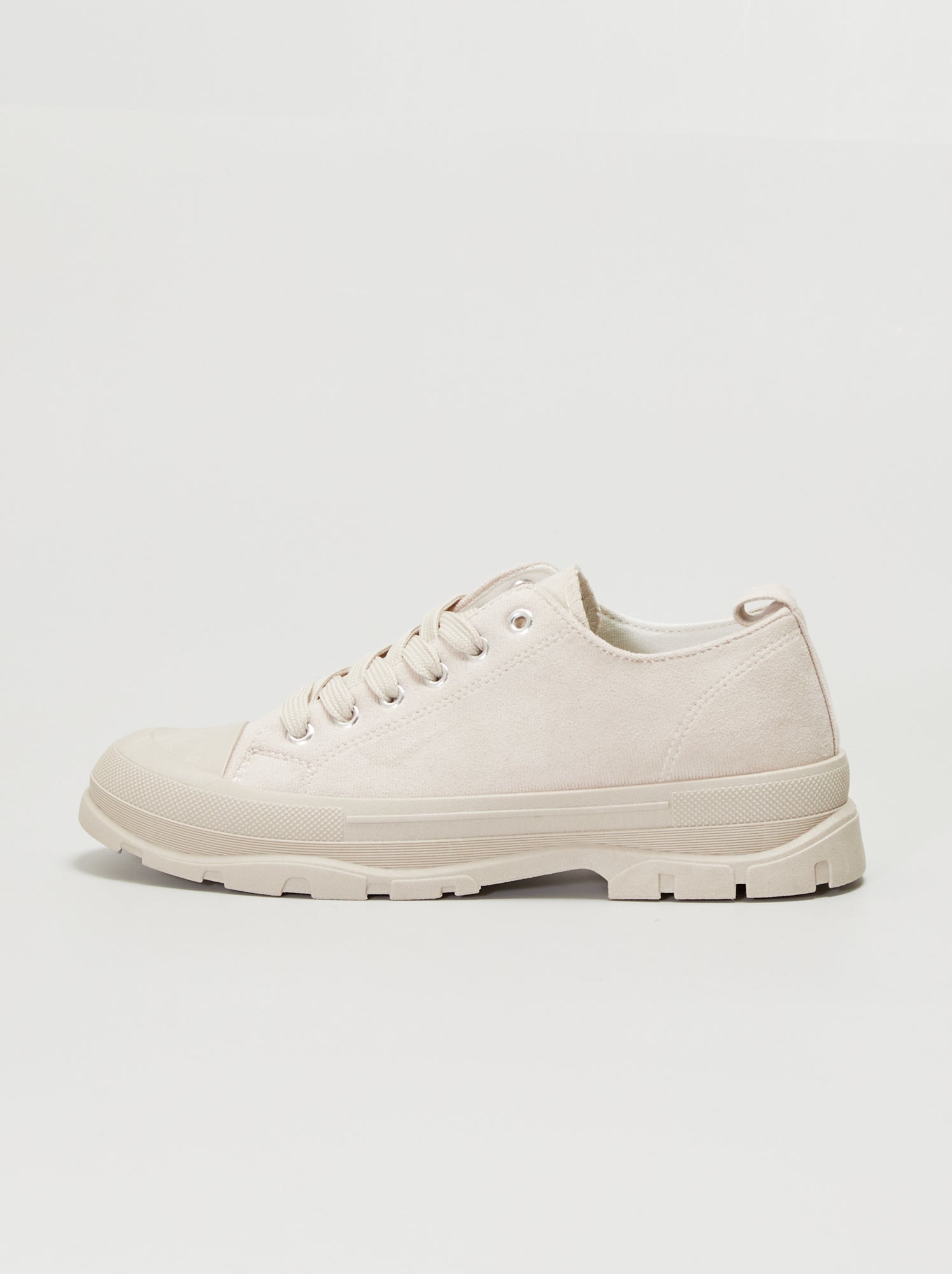Sneakers met dikke zool - grijs - Kiabi - 22.00€