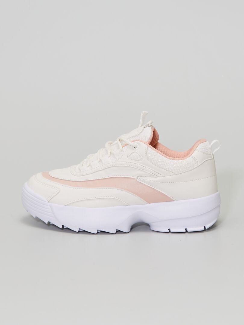 Sneakers met dikke zool - ROSE - Kiabi - 23.00€