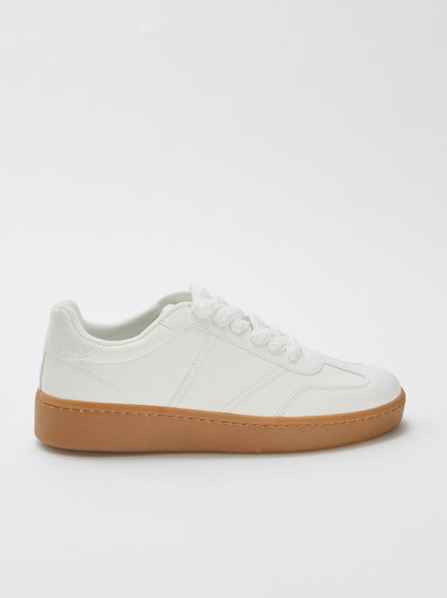 Sneakers met gevlochten veters - Kiabi